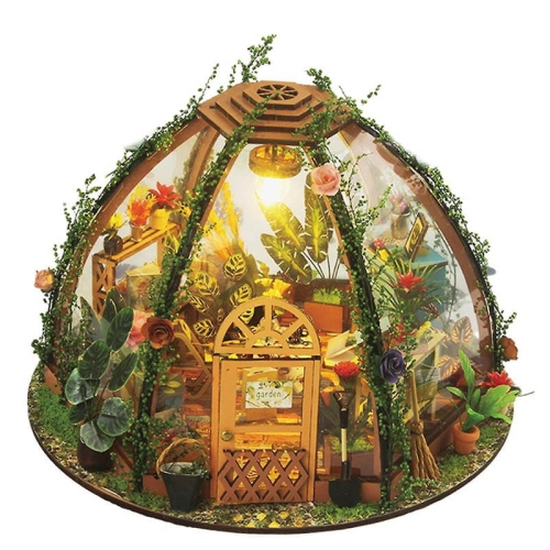 Miniaturowy domek - Słońce w kwiatach