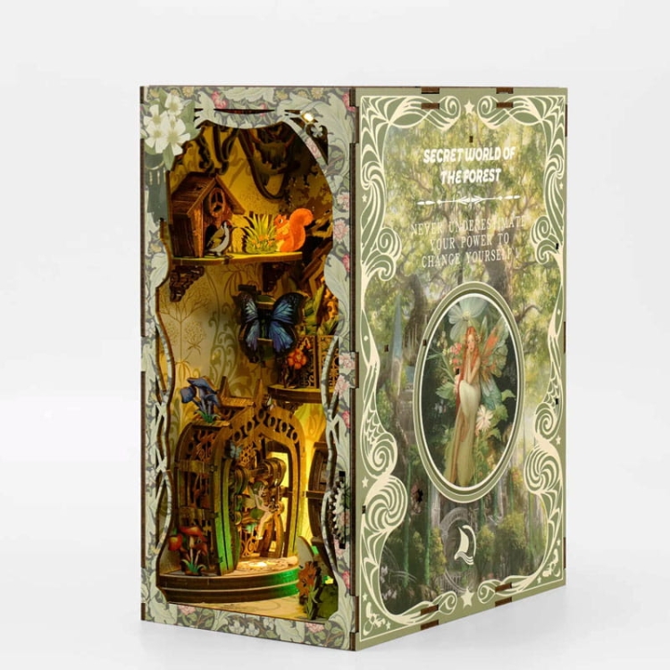 Miniaturowy domek Book Nook - Sekrety lasu