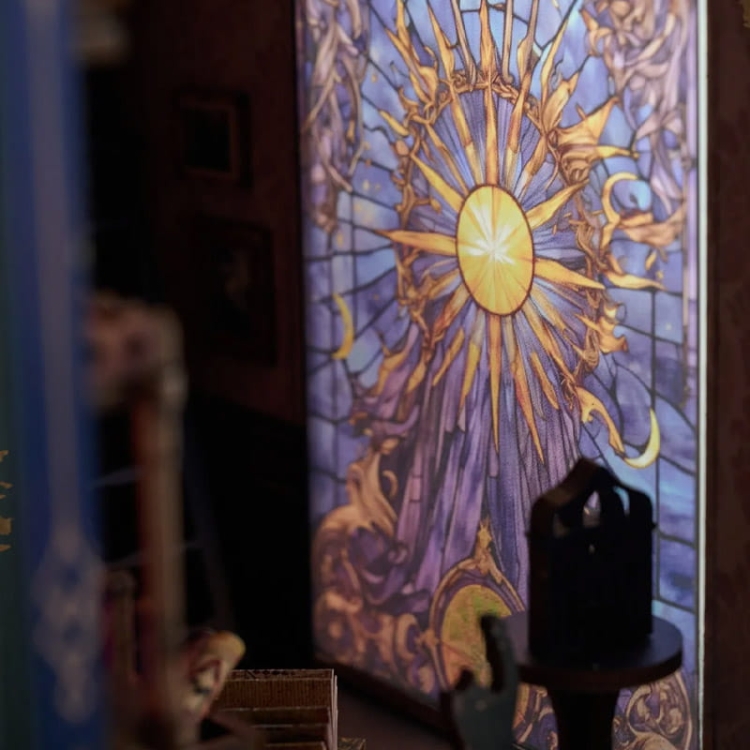 Miniaturowy domek Book Nook - Instytut wróżbiarstwa