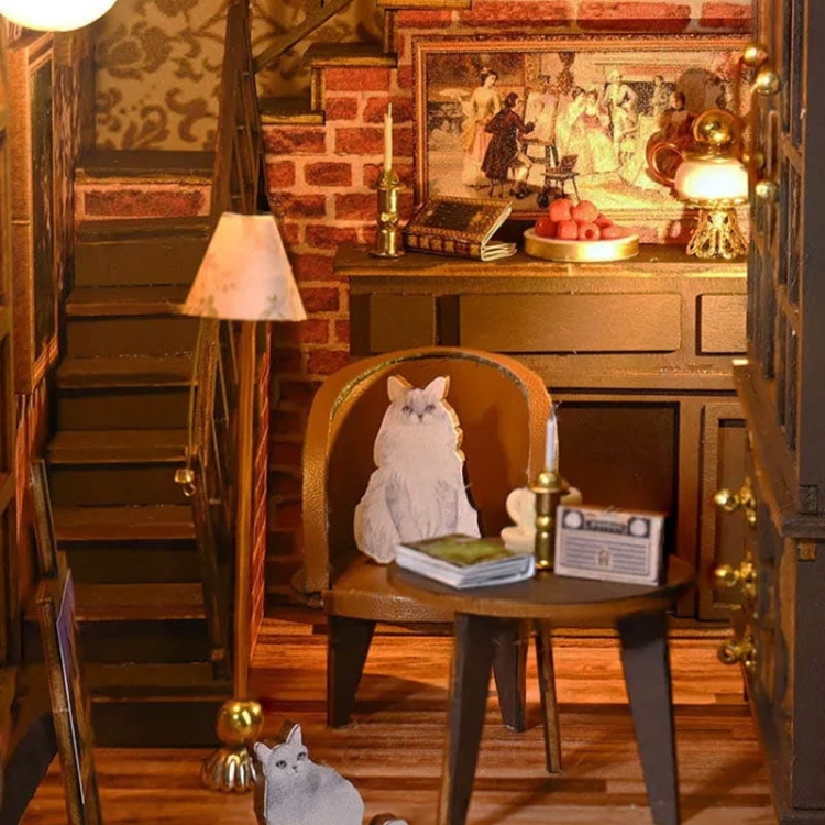 Miniaturowy domek Book Nook - Tajemnica zamku