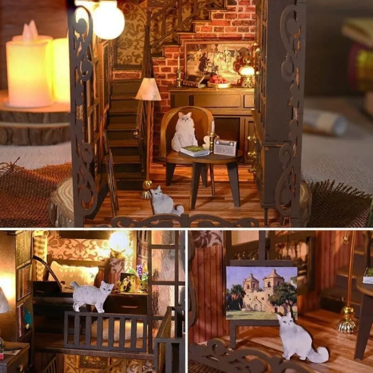 Miniaturowy domek Book Nook - Tajemnica zamku
