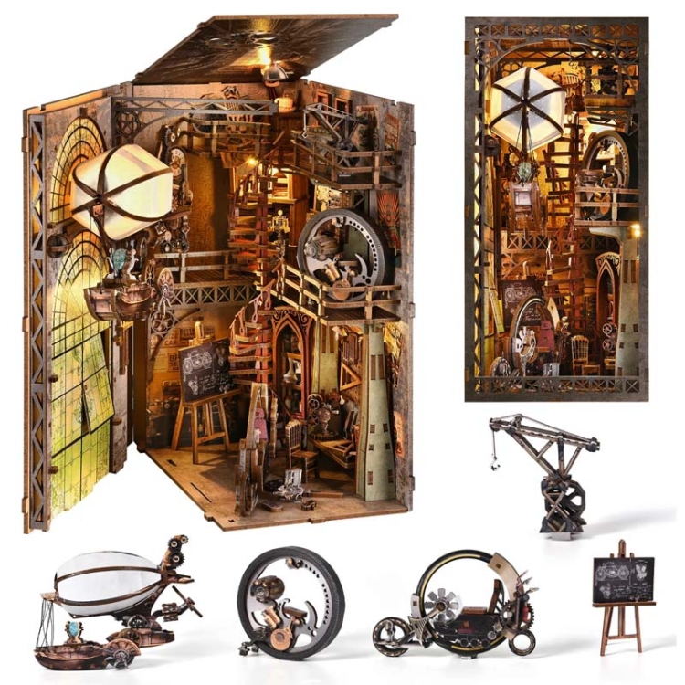 Miniaturowy domek Book Nook - Nautilus - Aslowsnail