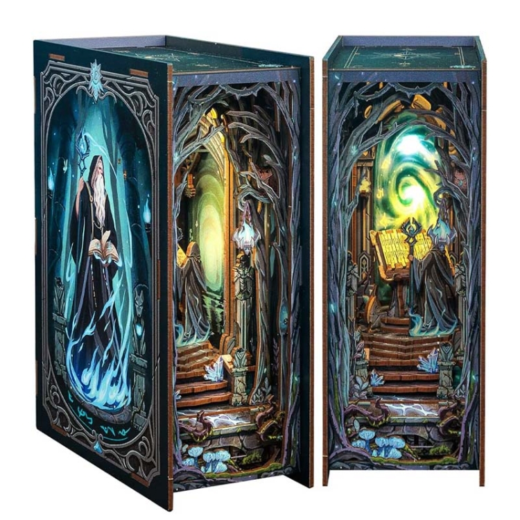 Miniaturowy domek Book Nook - Wrota magii