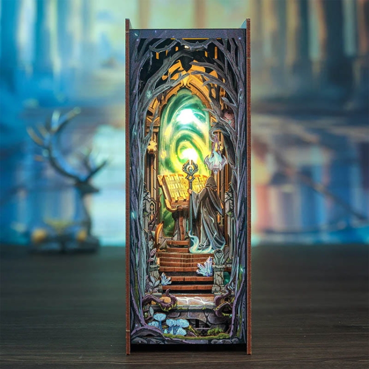 Miniaturowy domek Book Nook - Wrota magii