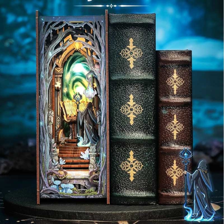 Miniaturowy domek Book Nook - Wrota magii