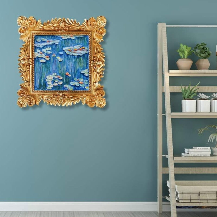 Malowanie 3D - Płaskorzeźba Lilie wodne