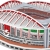 Stadion piłkarski BENFICA - SL Benfica FC - Puzzle 3D 141 elementów