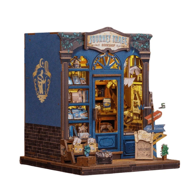 Miniaturowy domek mini Book Nook - Drzwi do świata podróży