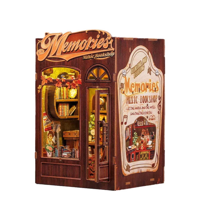 Miniaturowy domek mini Book Nook - Retro Winyle* - CuteBee