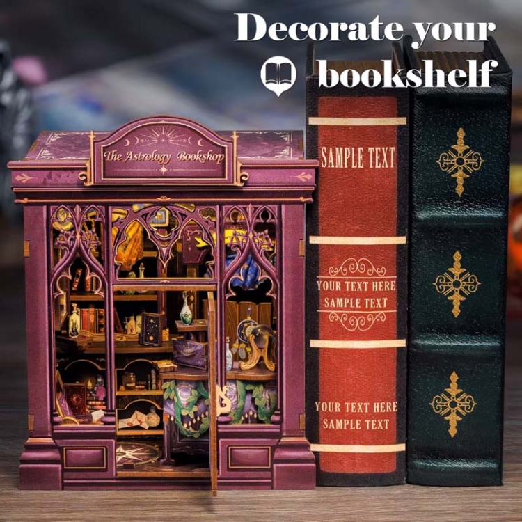 Miniaturowy domek mini Book Nook - Astrologia szczęścia* - CuteBee