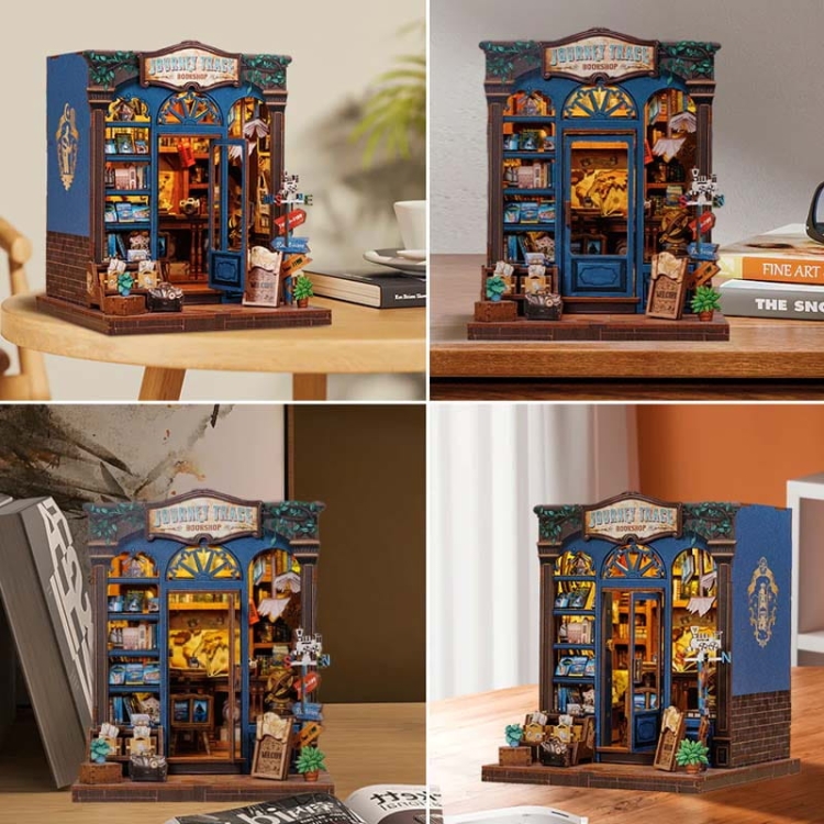 Miniaturowy domek mini Book Nook - Drzwi do świata podróży
