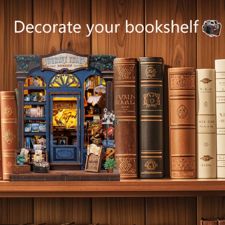 Miniaturowy domek mini Book Nook - Drzwi do świata podróży