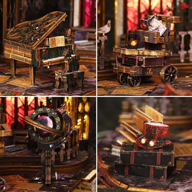 Miniaturowy domek Book Nook - Zamek księcia Williama