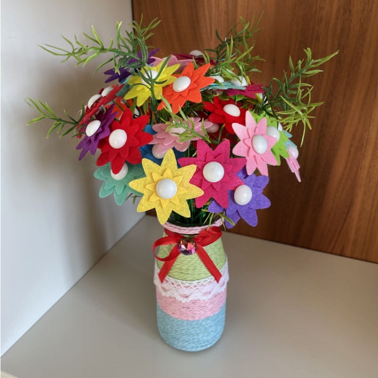 Kwiaty we flakoniku DIY - Hortensje
