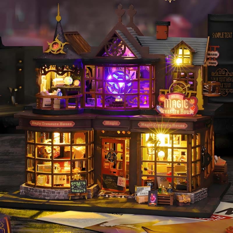 Miniaturowy domek - Skarbiec magicznych artefaktów
