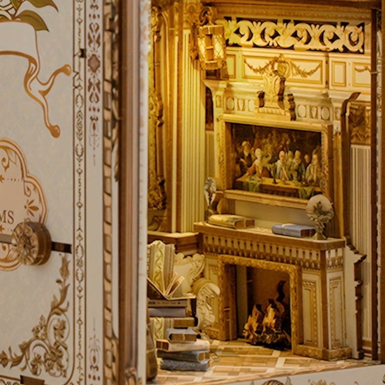 Miniaturowy domek Book Nook - Klasyczny barok