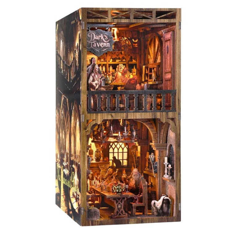 Miniaturowy domek Book Nook - Tawerna pod Srebrnym Gryfem* - Aslowsnail
