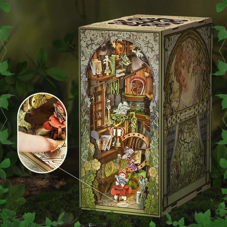 Miniaturowy domek Book Nook - Siódme niebo