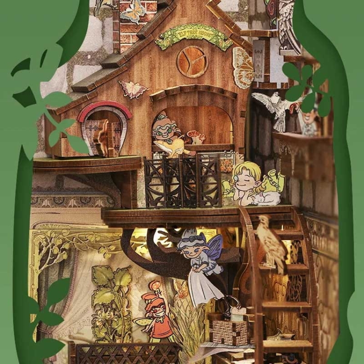 Miniaturowy domek Book Nook - Siódme niebo