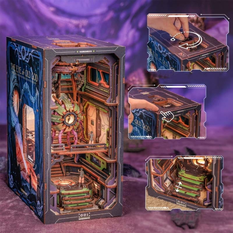 Miniaturowy domek Book Nook - Boskie oko