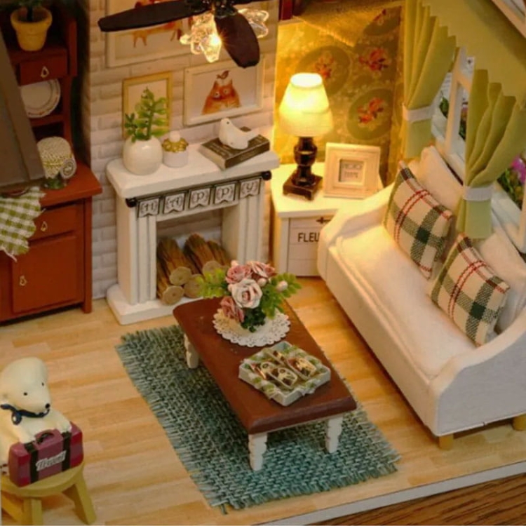 Miniaturowy domek - Domek na wsi