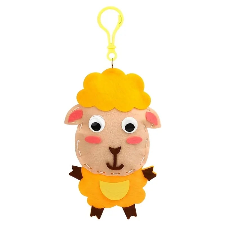 Zwierzęta - filcowy zestaw do szycia DIY zawieszki - 8 elementów