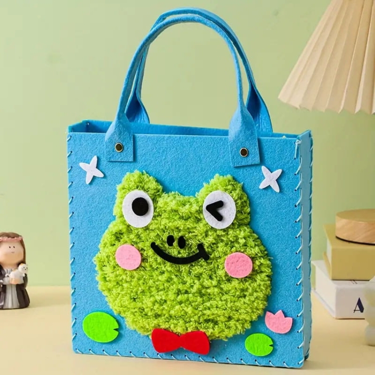 Torebki - filcowy zestaw do szycia DIY zawieszki - 4 elementy