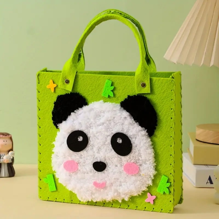 Torebki - filcowy zestaw do szycia DIY zawieszki - 4 elementy