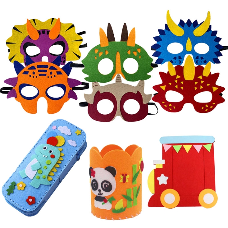 Zestaw DIY - Wesoła szkoła z DINO - 9 elementów