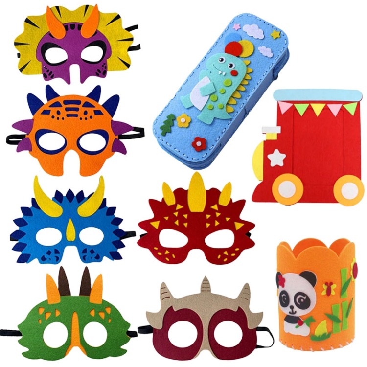 Zestaw DIY - Wesoła szkoła z DINO - 9 elementów