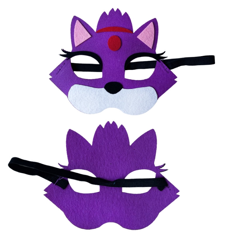 SYRENKA i KOTEK - Zestaw DIY Wesoła szkoła i maski - 12 elementów