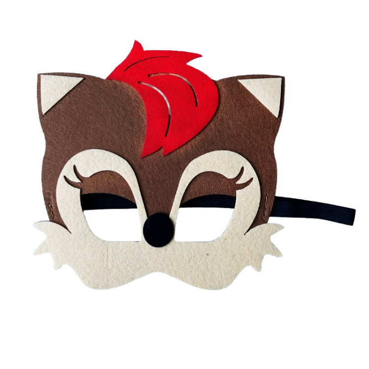 SYRENKA i KOTEK - Zestaw DIY Wesoła szkoła i maski - 12 elementów