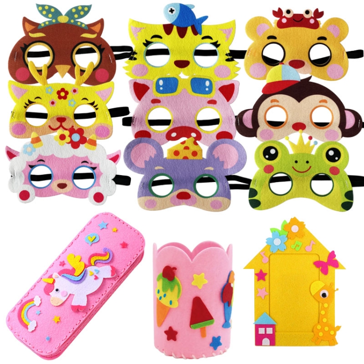 Zestaw DIY - Wesoła szkoła z JEDNOROŻCEM - 12 elementów