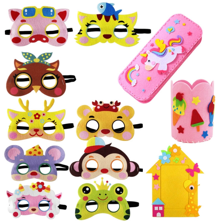 Zestaw DIY - Wesoła szkoła z JEDNOROŻCEM - 12 elementów