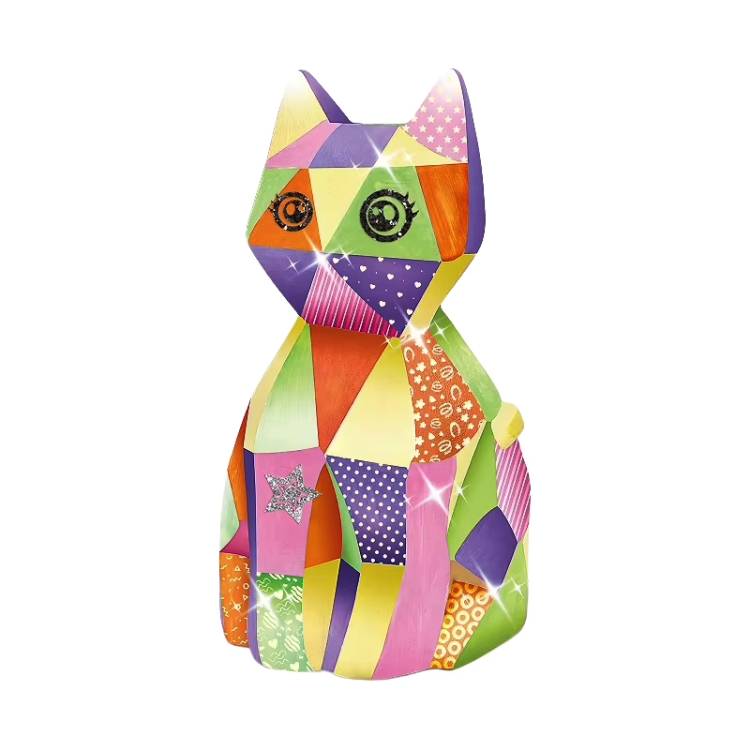 KOT - lampka nocna do malowania DIY