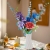 Niebieski bukiet kwiatów - flower box DIY