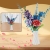 Niebieski bukiet kwiatów - flower box DIY
