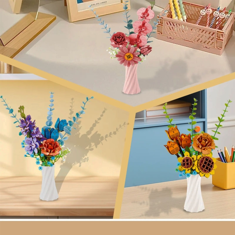 Bukiet kwiatów - flower box DIY