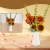 Pomarańczowy bukiet kwiatów - flower box DIY