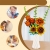 Pomarańczowy bukiet kwiatów - flower box DIY
