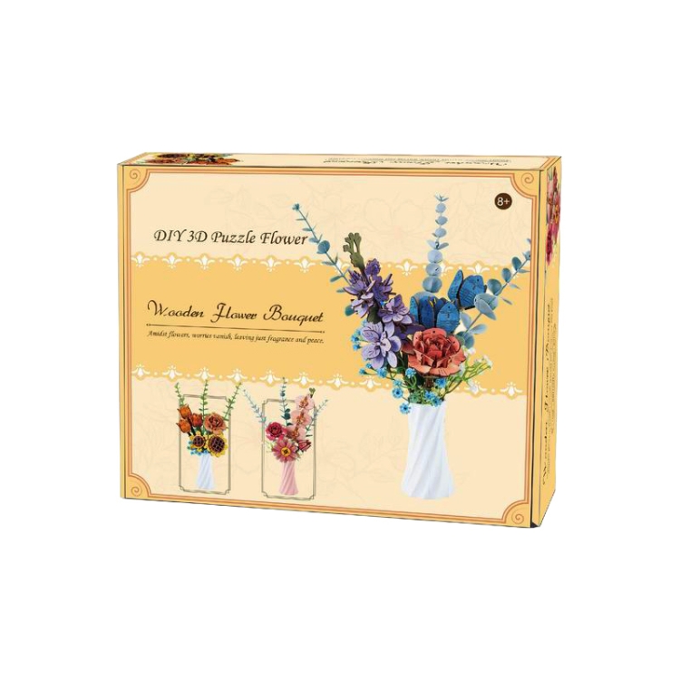 Bukiet kwiatów - flower box DIY