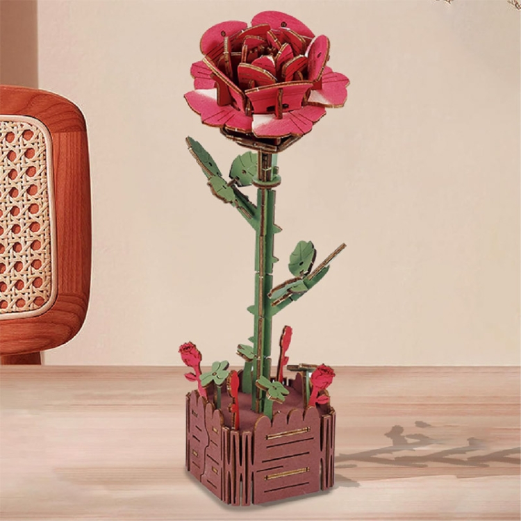 Róża czerwona DIY - kwiaty