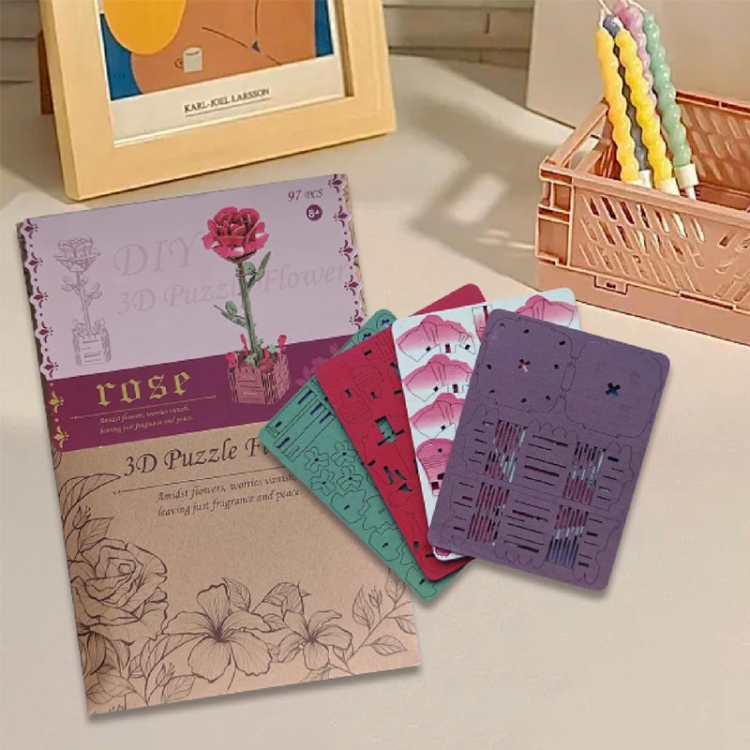 Róża czerwona DIY - kwiaty