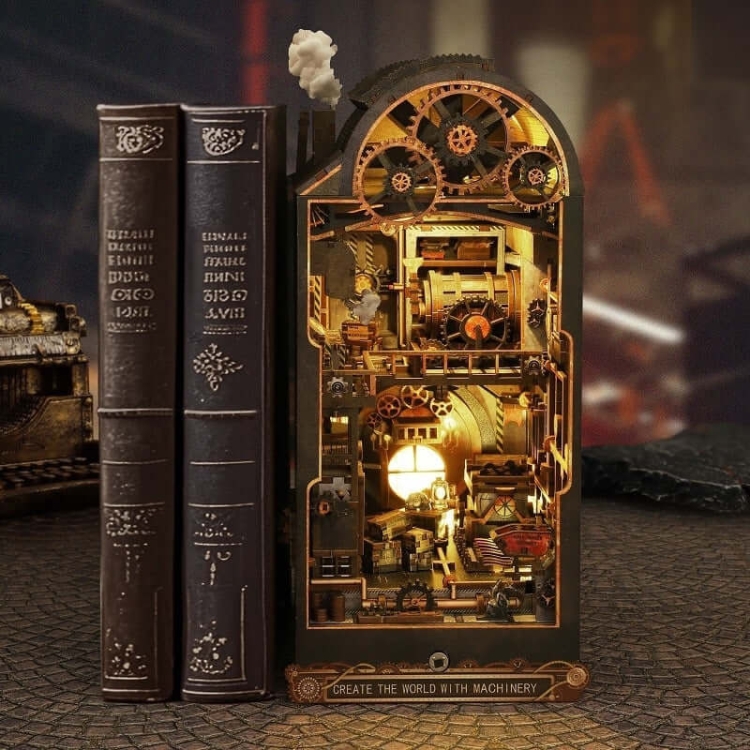 Miniaturowy domek Book Nook - Steampunk