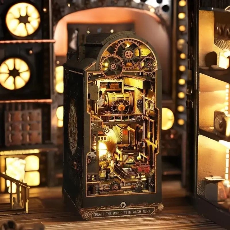 Miniaturowy domek Book Nook - Steampunk