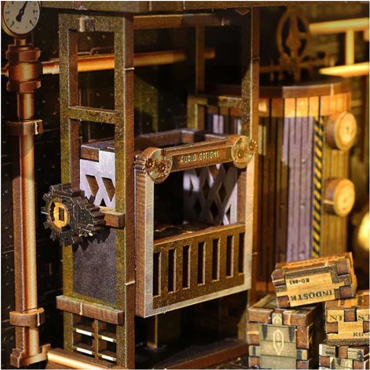 Miniaturowy domek Book Nook - Steampunk