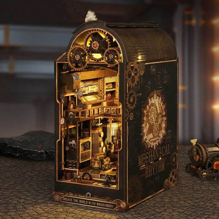 Miniaturowy domek Book Nook - Steampunk