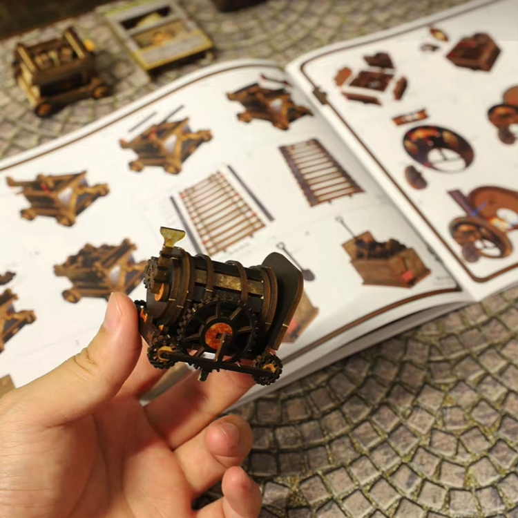 Miniaturowy domek Book Nook - Steampunk