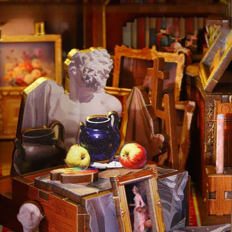 Miniaturowy domek Book Nook - Galeria wspomnień
