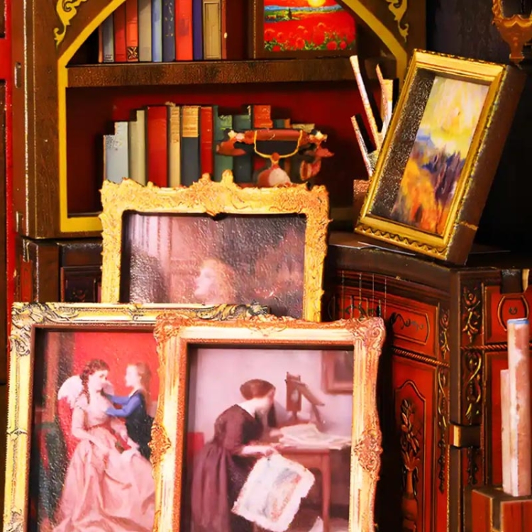 Miniaturowy domek Book Nook - Galeria wspomnień